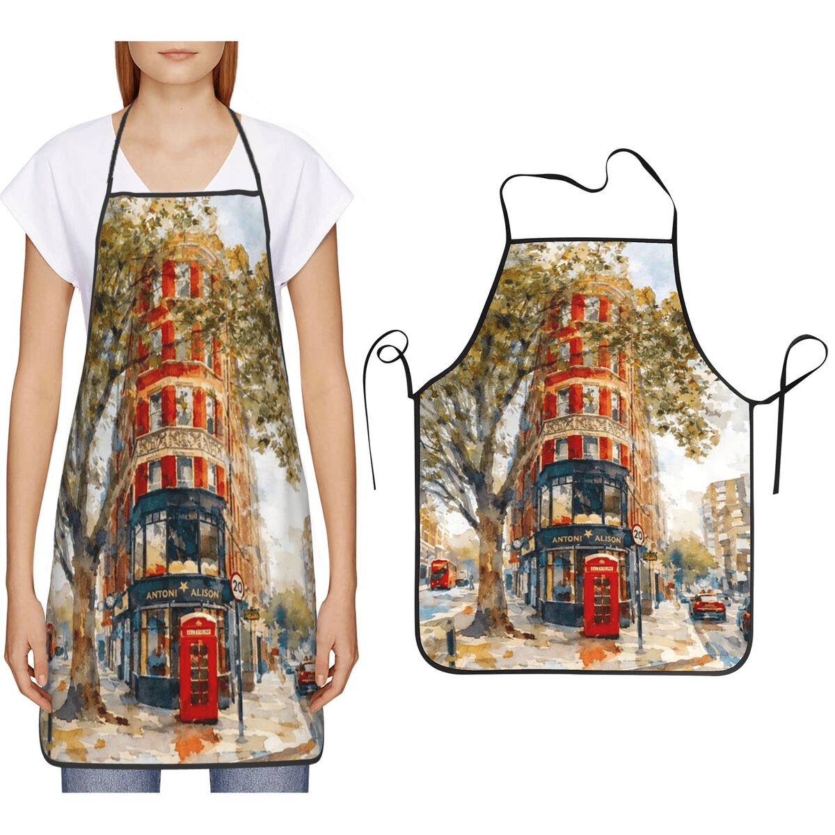 Kitchen Baking Corner - Tablier de cuisine London Flatiron Corner
