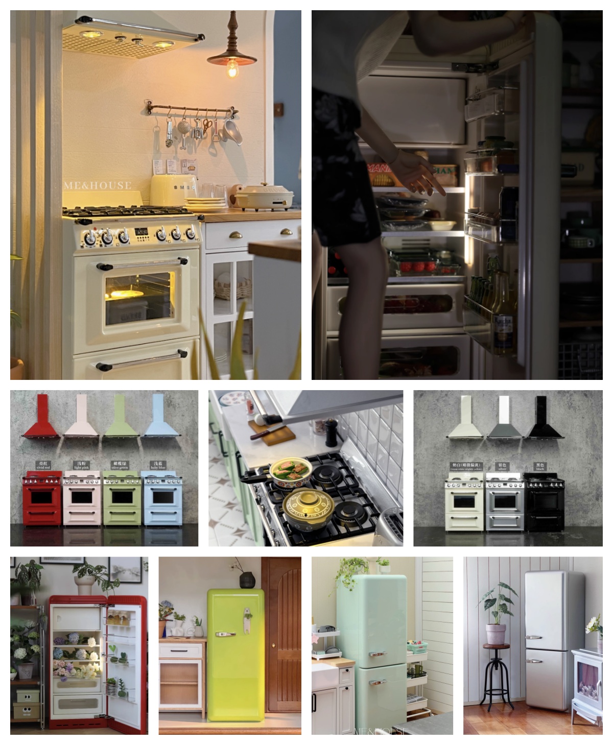 Kitchen Up - Meubles de cuisine miniatures modernes, Mini