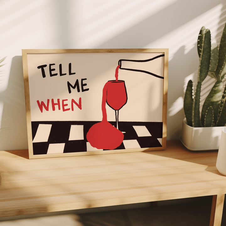 Kitchen Up - Affiche murale en toile Vintage «