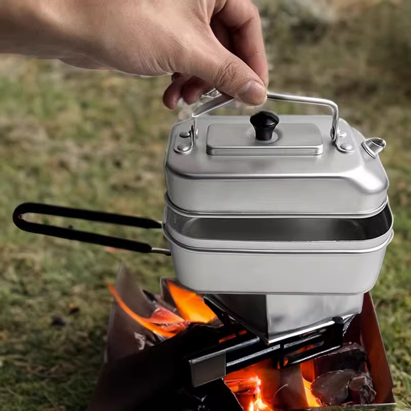 Kitchen Baking Pan Set - Bouilloire Portable Ultralégère pour Pique-Nique, Camping,