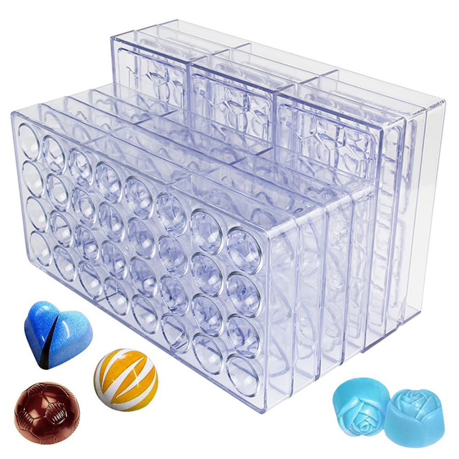 Kitchen Equipment For Baking - Moule à chocolat en plastique, 24