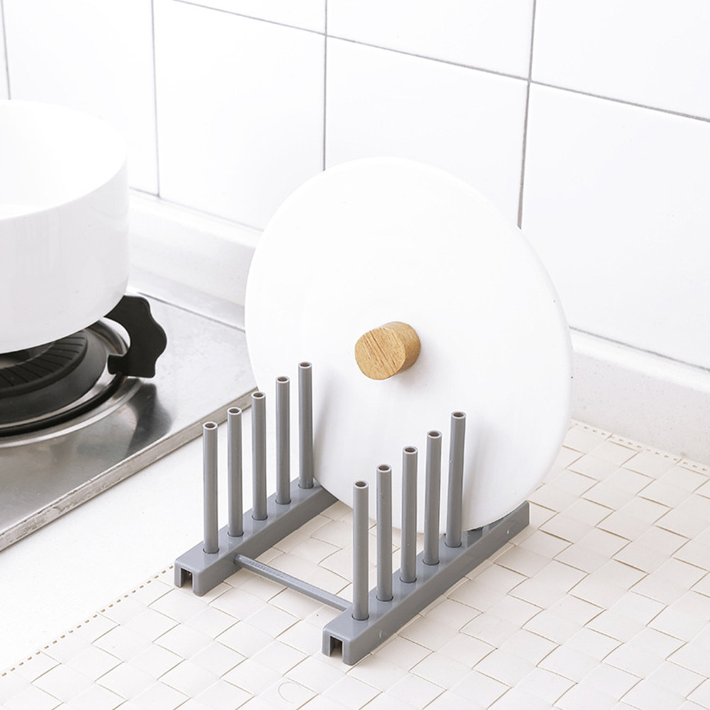 Kitchen Baking Cupboard - Égouttoir à vaisselle gris en plastique,