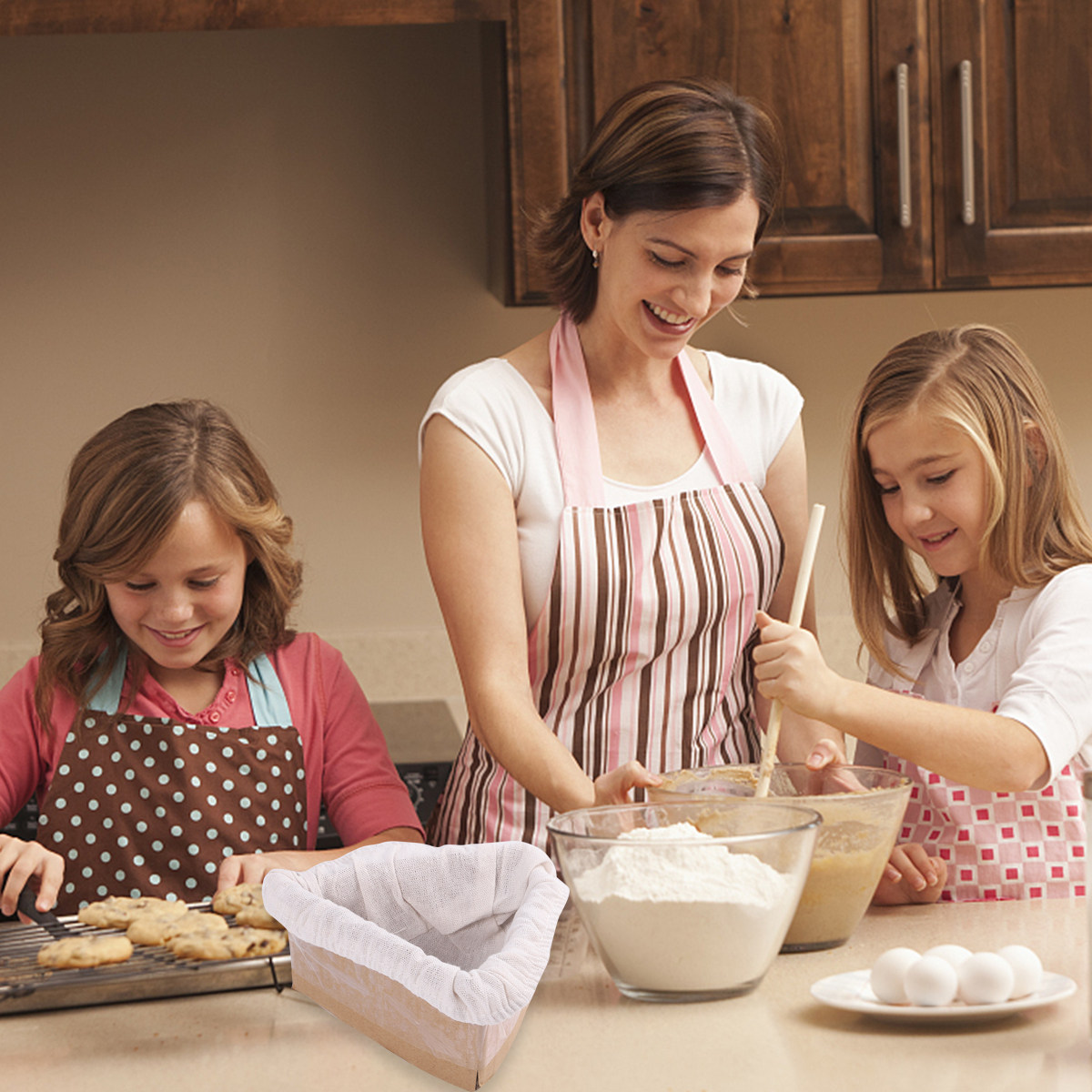 Kitchen Baking Cloth - Lot de 2 housses en tissu