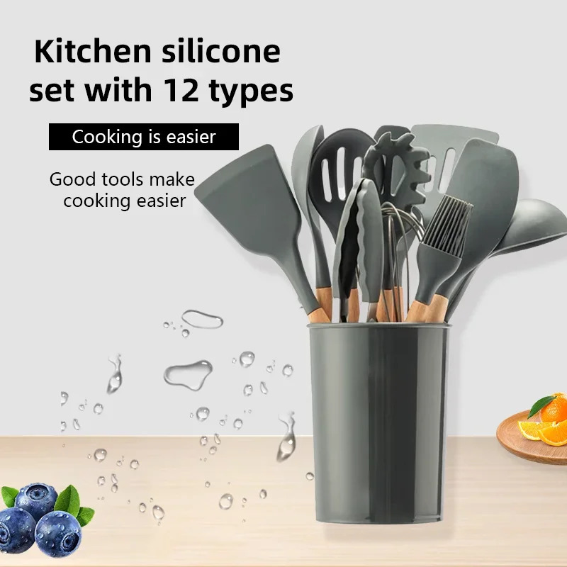 Kitchen Baking Pan Set - Ensemble de 12 pièces manche en