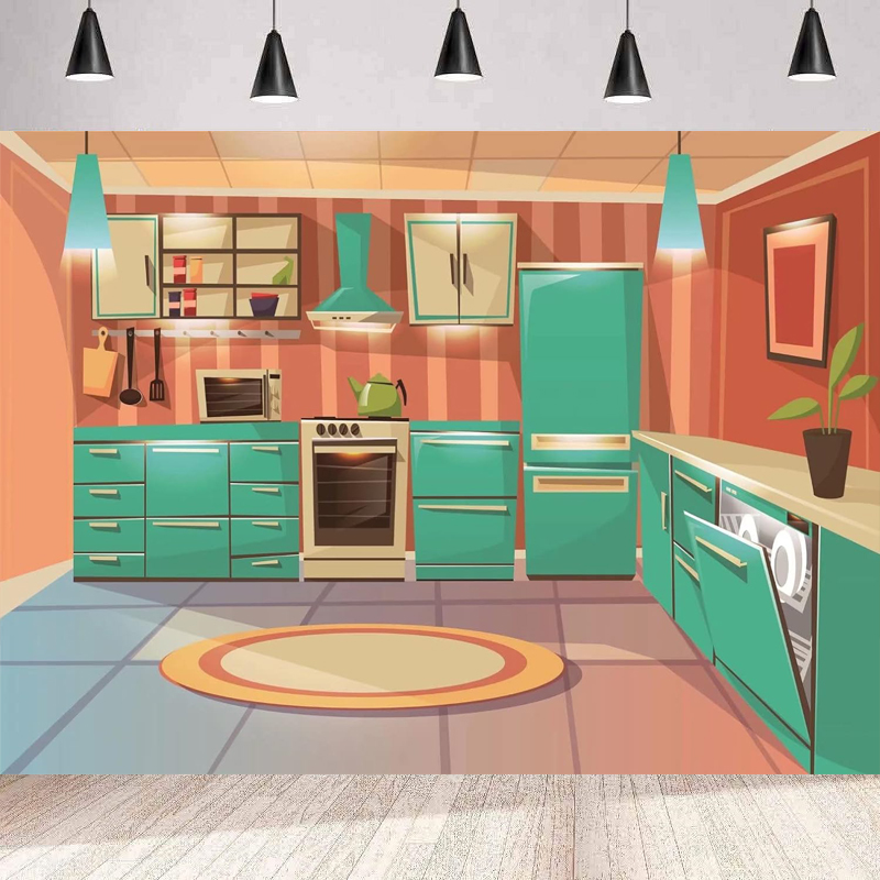 Toile de fond photographique d - Kitchen Baking Cupboard avis et prix