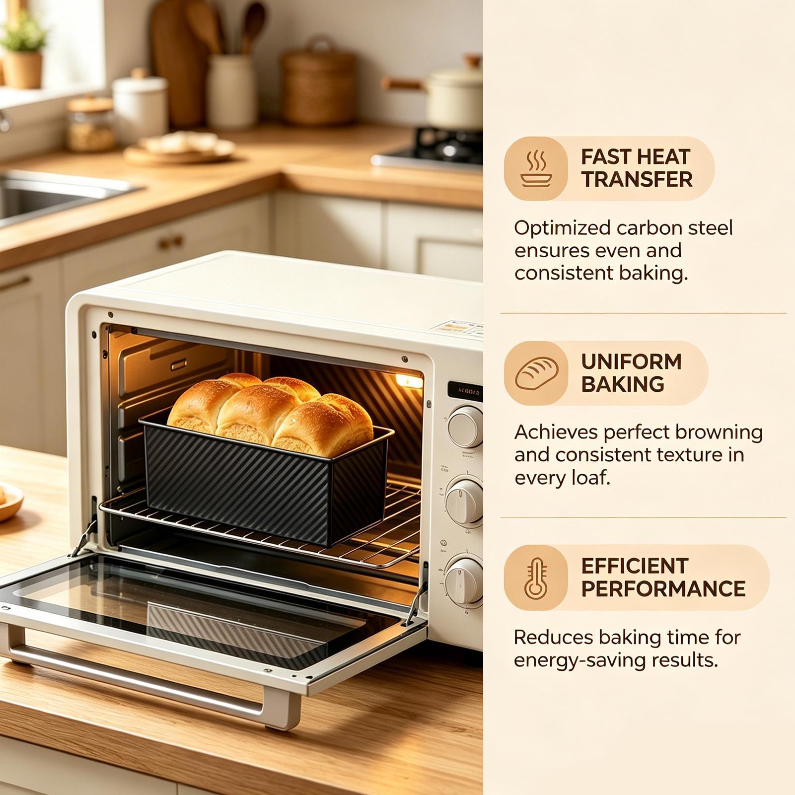 Moule à pain en acier carbone  - Kitchen Baking Pans avis et prix