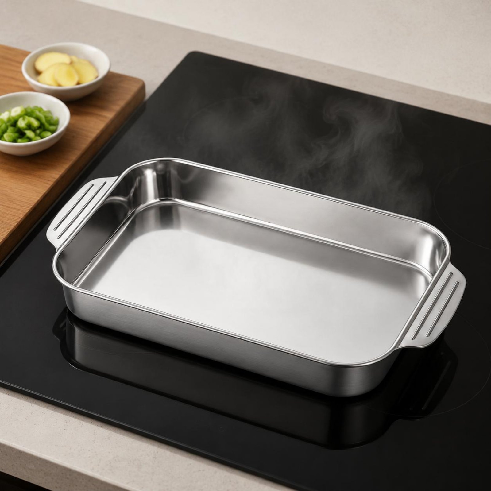 Plat à rôtir en acier inoxydab - Kitchen Baking Corner avis et prix