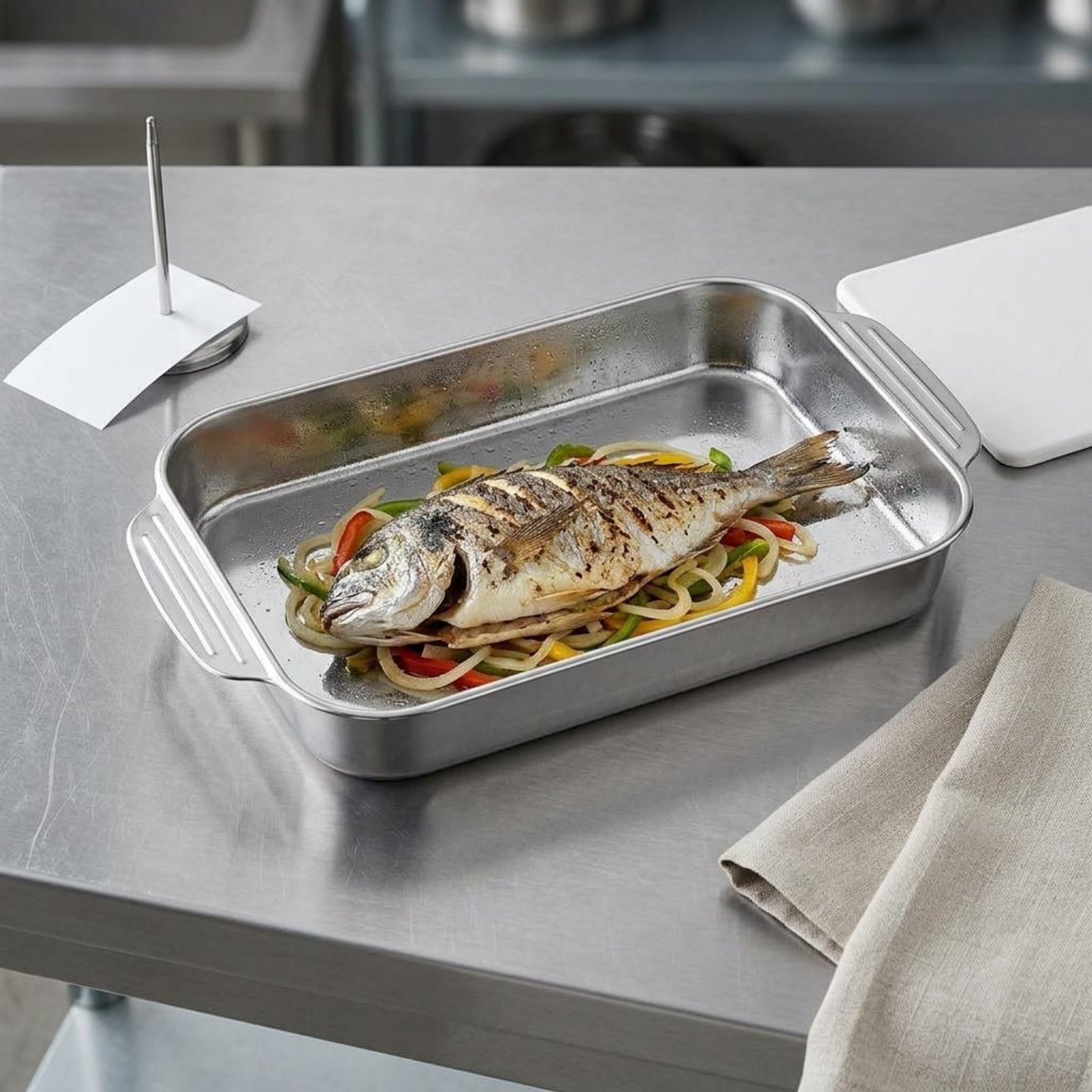 Plat à rôtir en acier inoxydab - Kitchen Baking Corner avis et prix