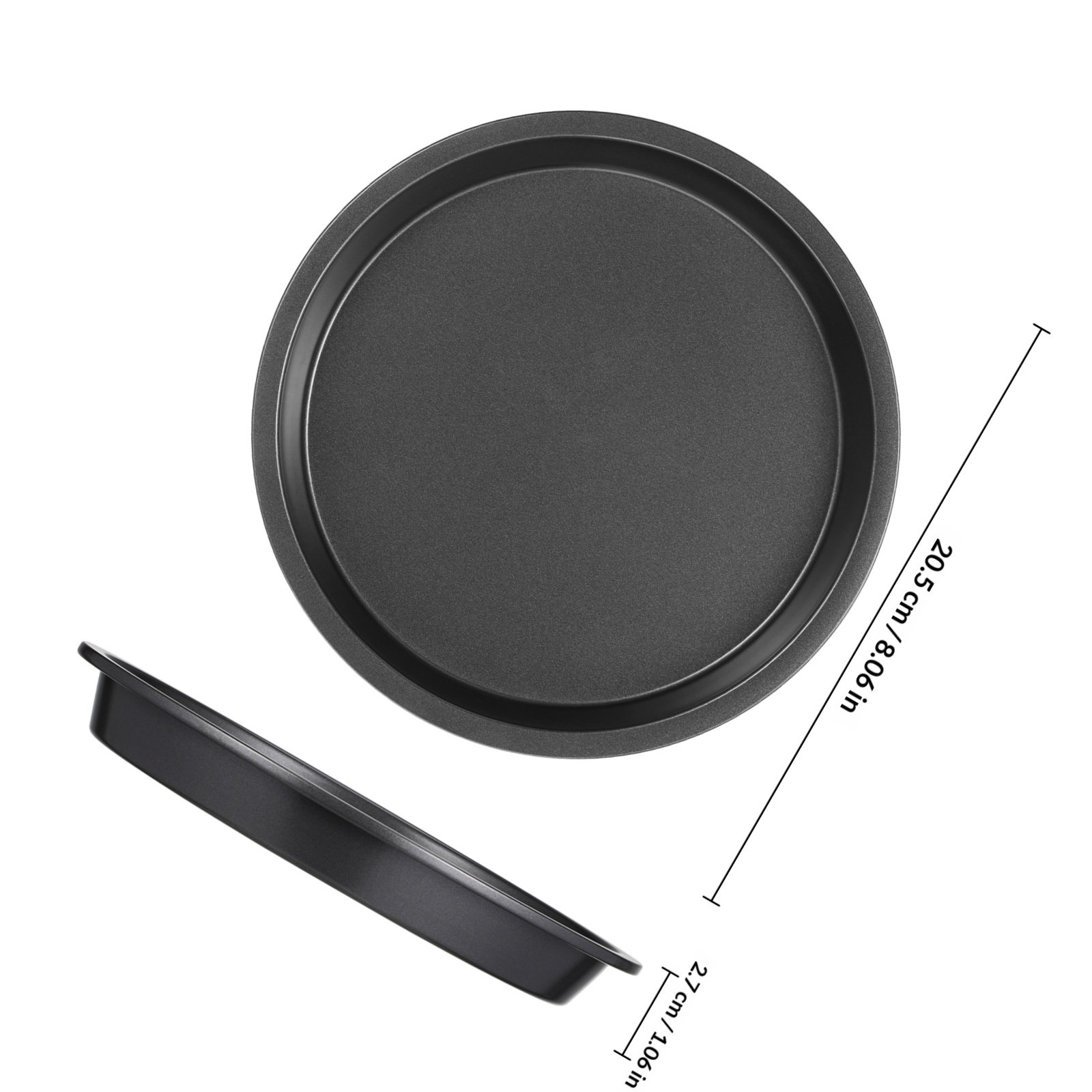 Plaque à pizza ronde en acier  - Kitchen Baking Pans avis et prix