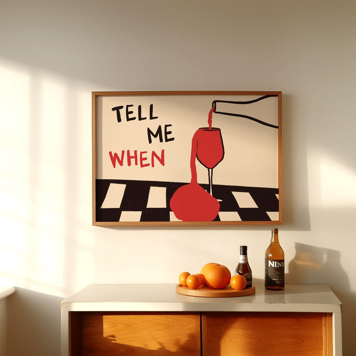 Affiche murale en toile Vintag - Kitchen Up avis et prix