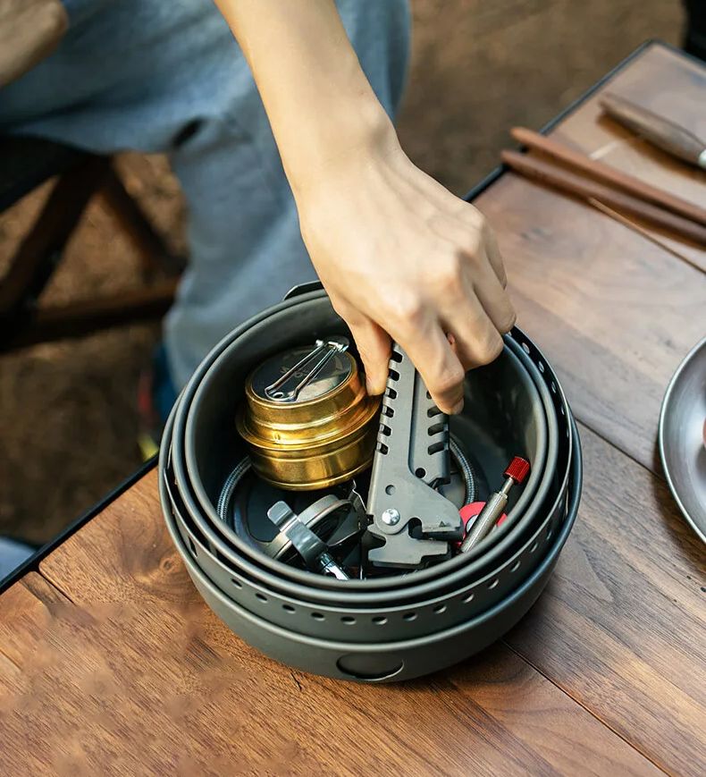 Cuisinière à gaz de Camping cu - Kitchen Baking Pan Set avis et prix
