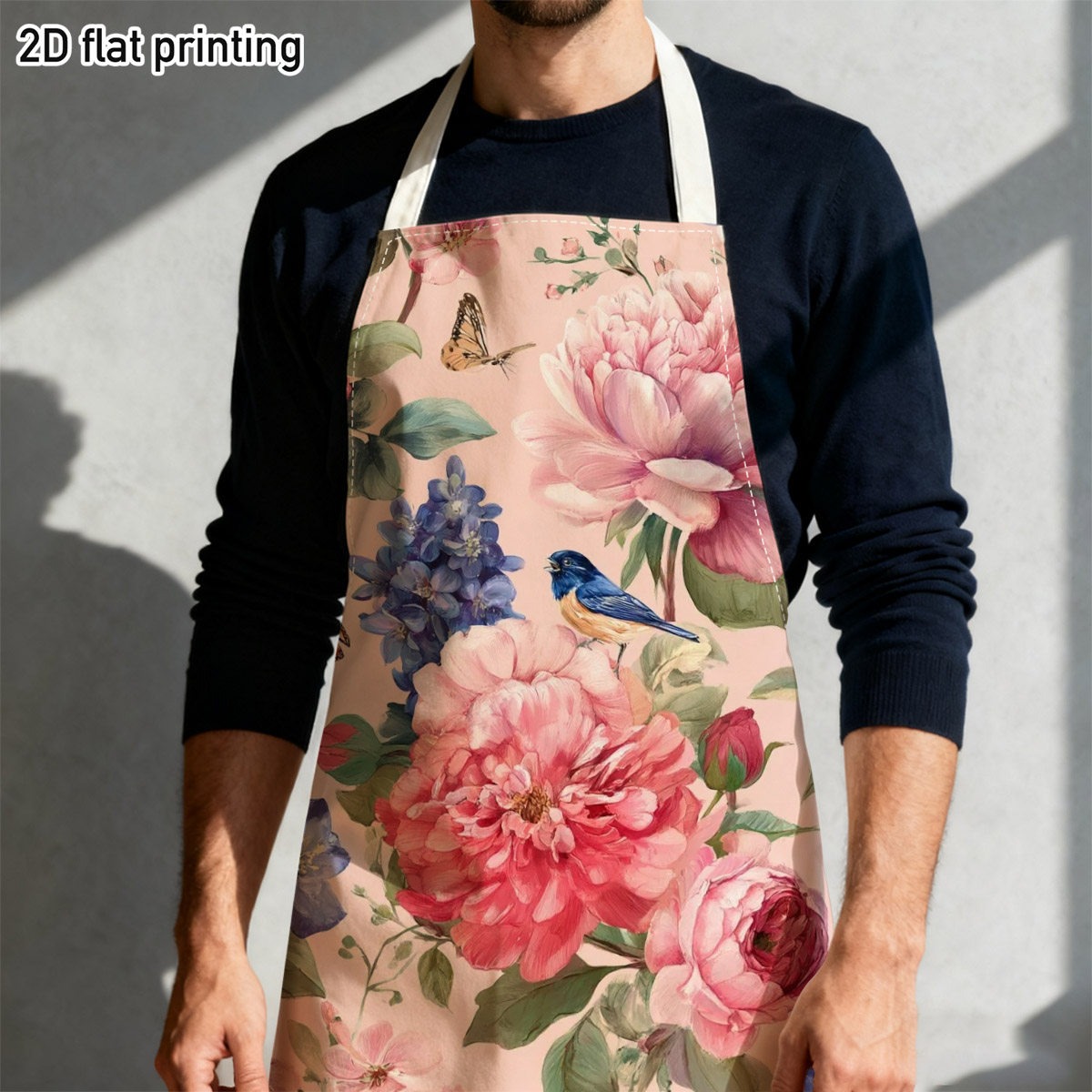 1 tablier en lin à motifs flor - Kitchen Baking Gift Ideas avis et prix