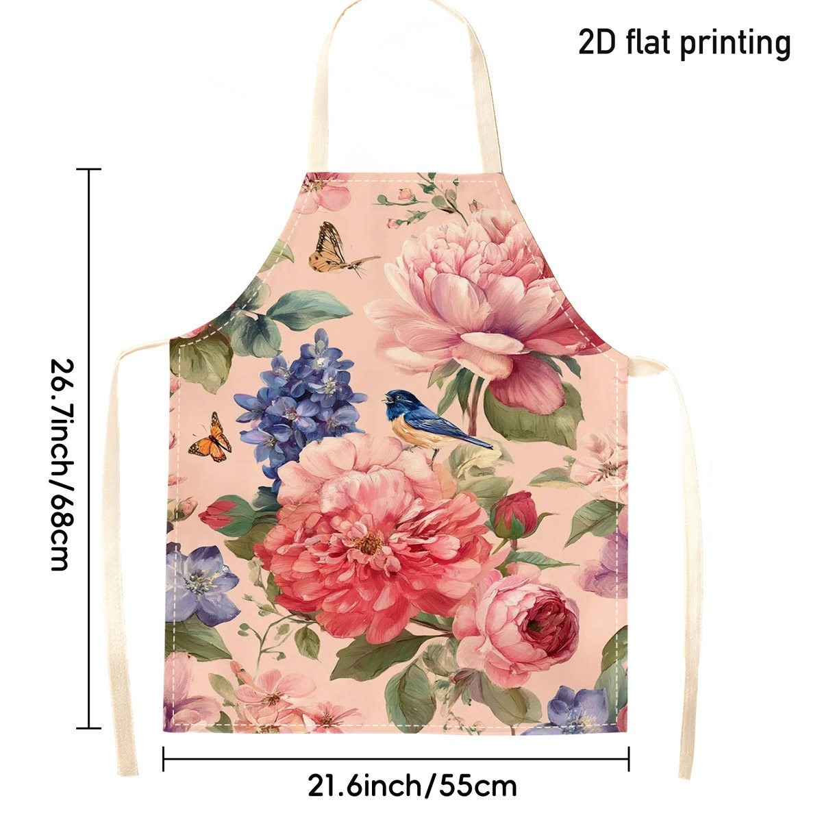 1 tablier en lin à motifs flor - Kitchen Baking Gift Ideas avis et prix