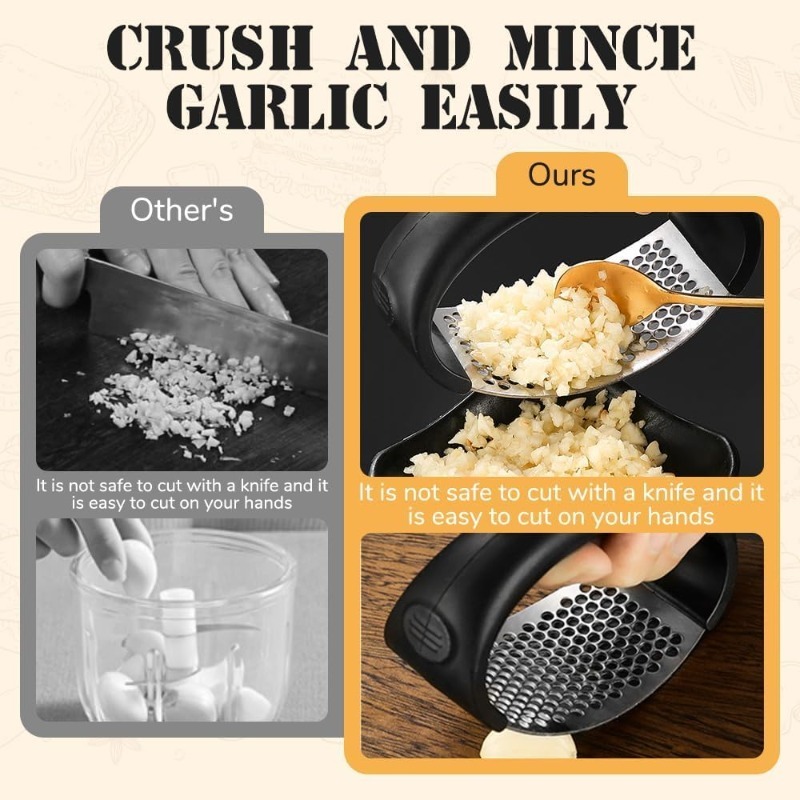 Presse-ail en acier inoxydable - Kitchen Utensils avis et prix