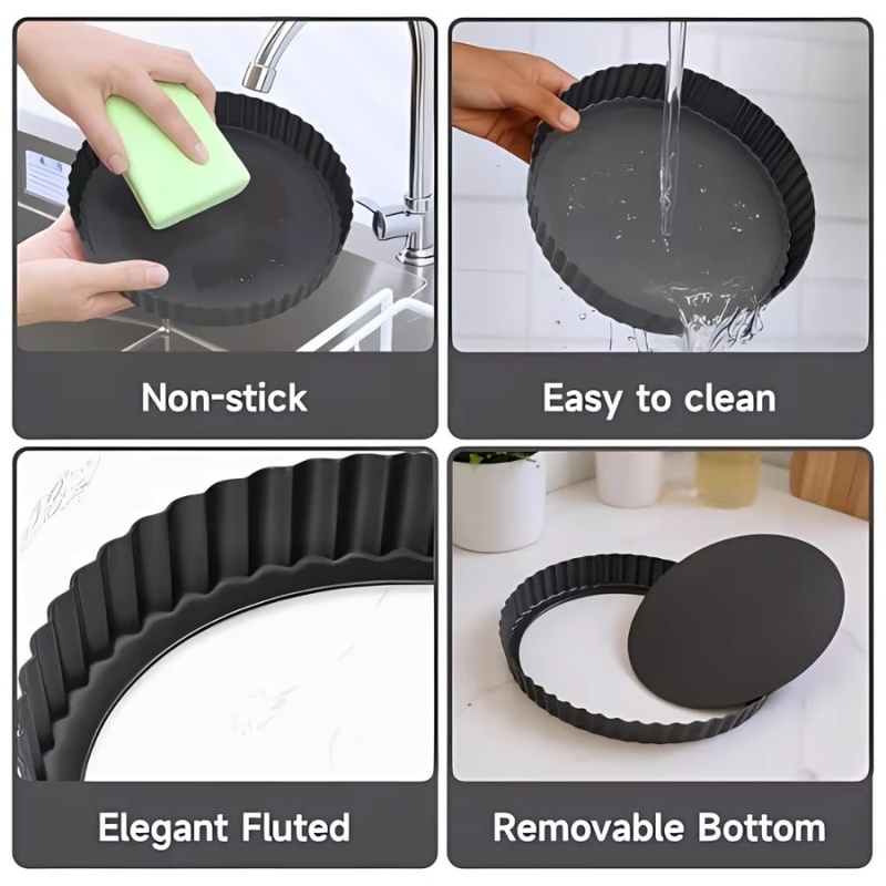 1 moule à tarte amovible à fon - Kitchen Baking Pans avis et prix